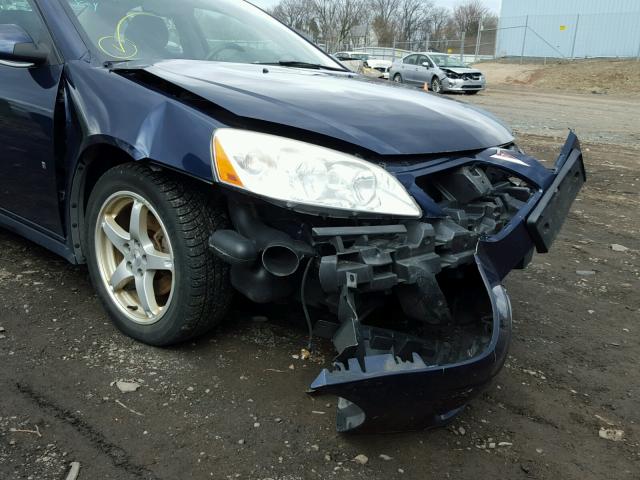 1G2ZJ57K094274852 - 2009 PONTIAC G6 BLUE photo 9