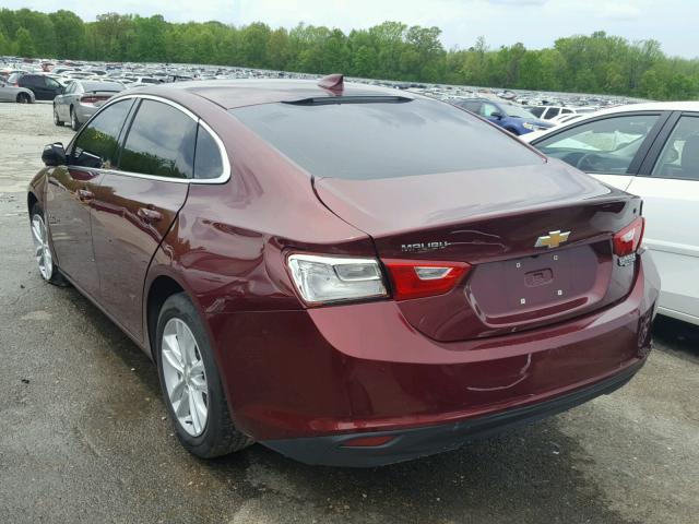 1G1ZE5ST0GF262405 - 2016 CHEVROLET MALIBU LT BURGUNDY photo 3