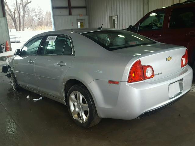1G1ZB5EB2AF269259 - 2010 CHEVROLET MALIBU LS 银色 照片 3
