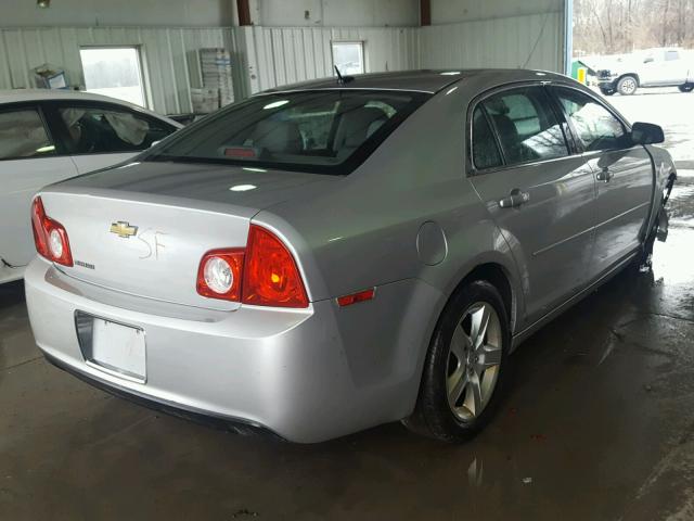 1G1ZB5EB2AF269259 - 2010 CHEVROLET MALIBU LS 银色 照片 4