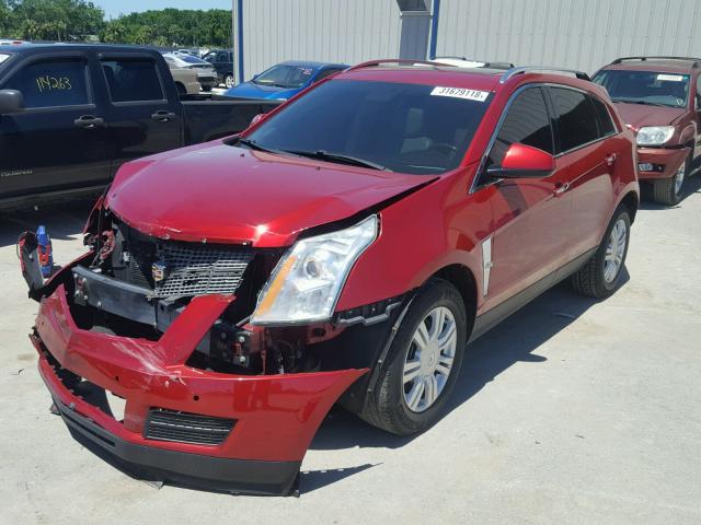 3GYFNAEY1AS631490 - 2010 CADILLAC SRX LUXURY RED photo 2