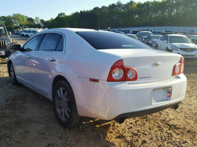 1G1ZE5E77AF123247 - 2010 CHEVROLET MALIBU LTZ WHITE photo 3