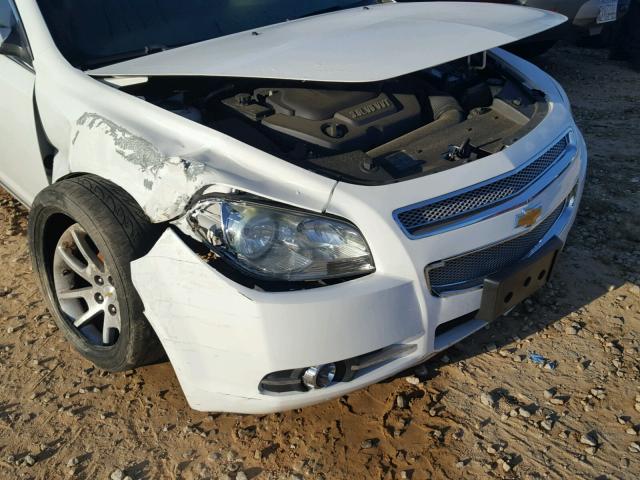1G1ZE5E77AF123247 - 2010 CHEVROLET MALIBU LTZ WHITE photo 9