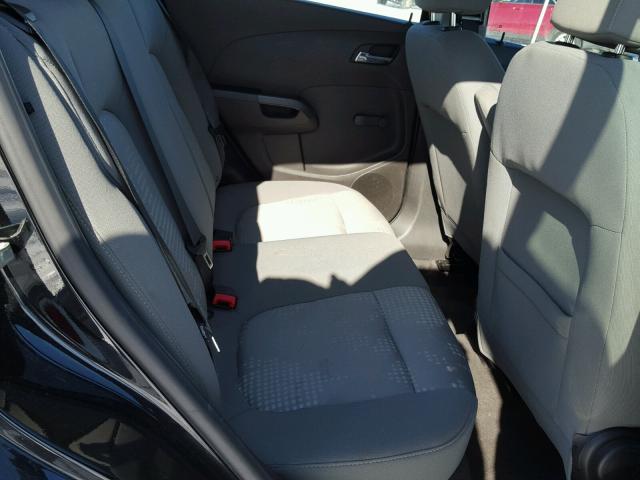 1G1JB6SH9C4218173 - 2012 CHEVROLET SONIC LS 黑色 照片 6