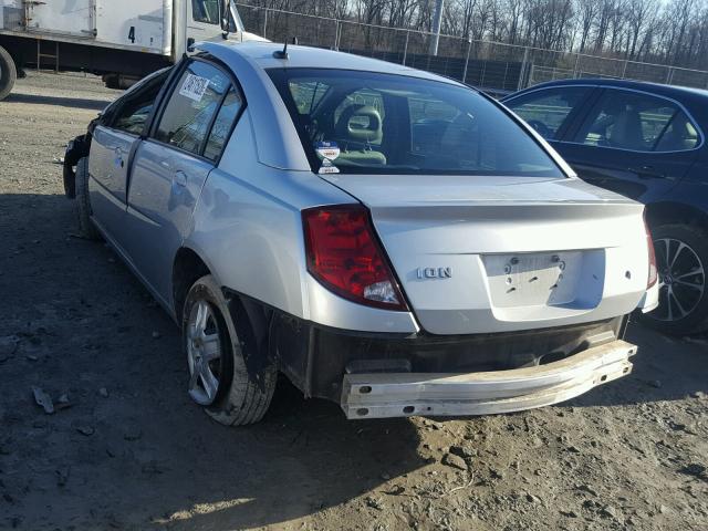 1G8AJ55F07Z204499 - 2007 SATURN ION LEVEL SILVER photo 3