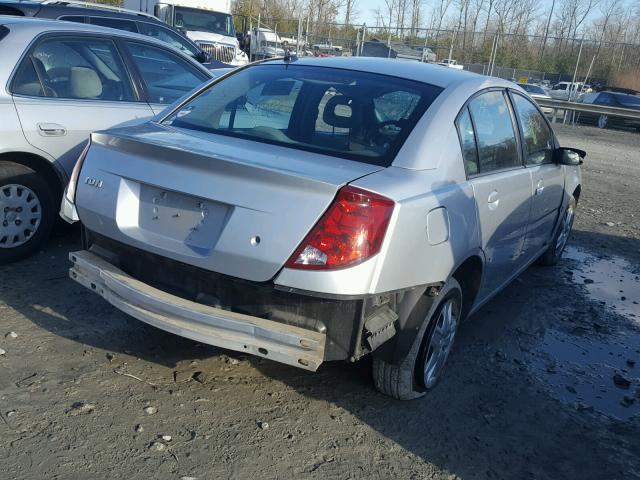 1G8AJ55F07Z204499 - 2007 SATURN ION LEVEL SILVER photo 4
