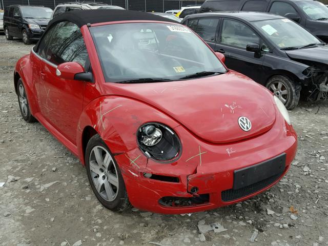 3VWRF31YX6M317153 - 2006 VOLKSWAGEN NEW BEETLE RED photo 1