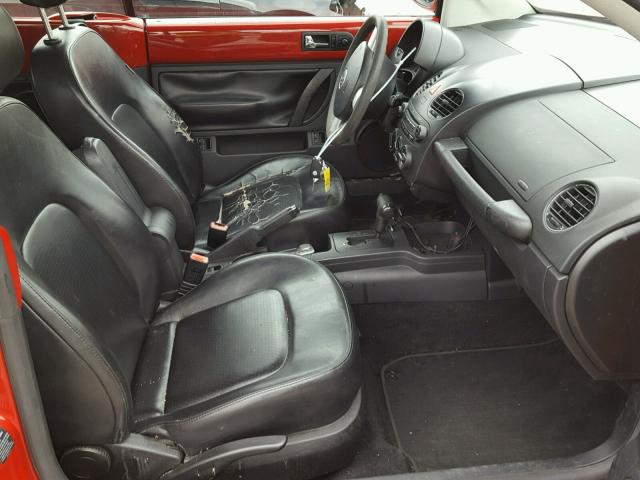3VWRF31YX6M317153 - 2006 VOLKSWAGEN NEW BEETLE წითელი ფოტო 5
