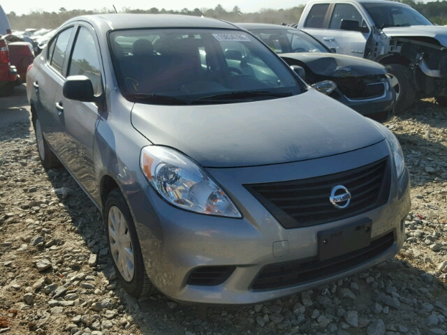 3N1CN7AP6DL891409 - 2013 NISSAN VERSA S/S SILVER photo 1