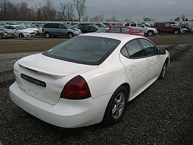 2G2WP522451268342 - 2005 PONTIAC GRAND PRIX WHITE photo 4