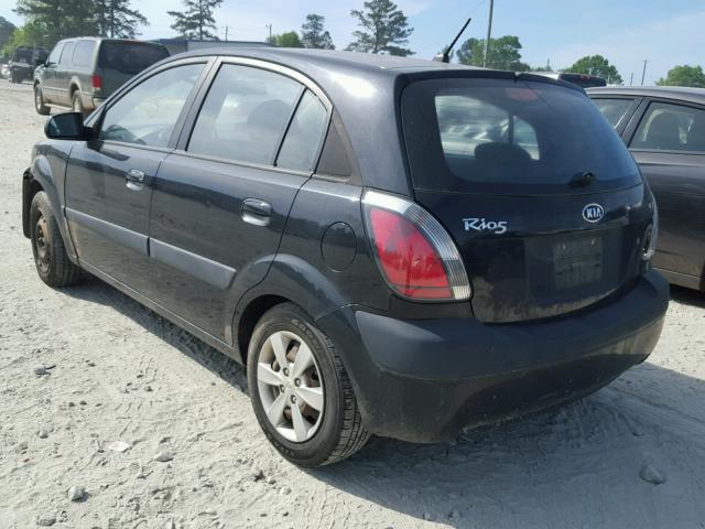 KNADE163686361748 - 2008 KIA RIO 5 SX BLACK photo 3