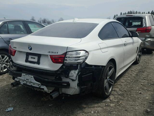 WBA3R5C54EK189090 - 2014 BMW 435 XI WHITE photo 4