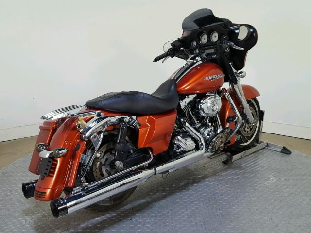 1HD1KBM10BB644018 - 2011 HARLEY-DAVIDSON FLHX ORANGE photo 8