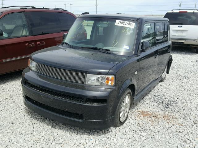 JTLKT324064096705 - 2006 TOYOTA SCION XB BLACK photo 2