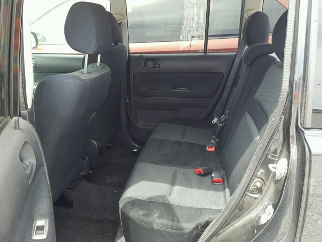 JTLKT324064096705 - 2006 TOYOTA SCION XB BLACK photo 6