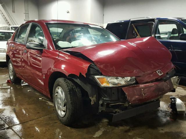 1G8AF52F64Z189105 - 2004 SATURN ION LEVEL RED photo 1