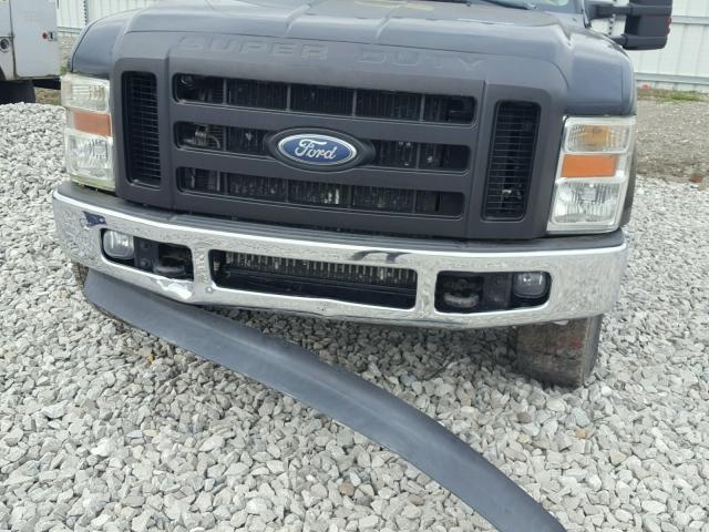 1FTWW31R48EB50389 - 2008 FORD F350 SRW S BLACK photo 9