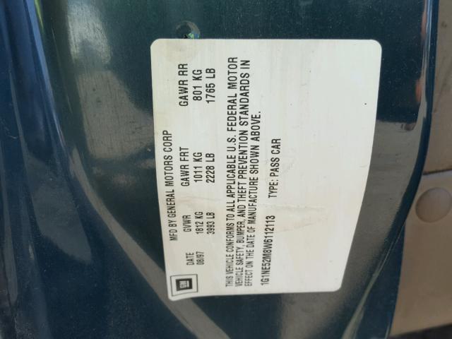 1G1NE52M8W6112113 - 1998 CHEVROLET MALIBU LS 绿色 照片 10