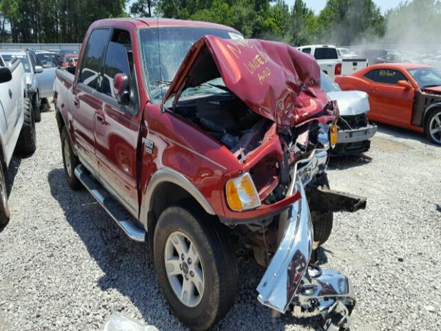 1FTRW08L52KC88044 - 2002 FORD F150 SUPER RED photo 1