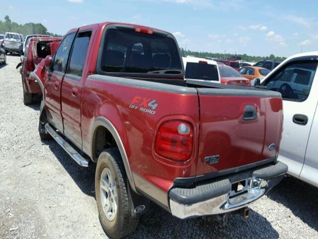 1FTRW08L52KC88044 - 2002 FORD F150 SUPER RED photo 3