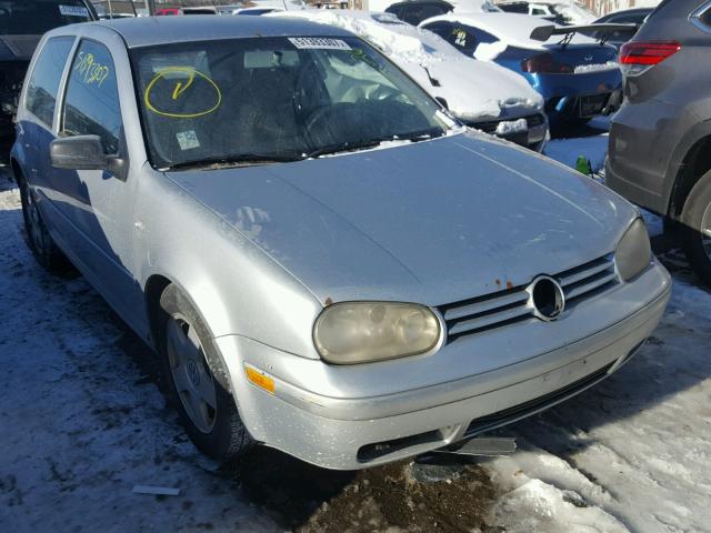 9BWBS61J614053654 - 2001 VOLKSWAGEN GOLF GL SILVER photo 1