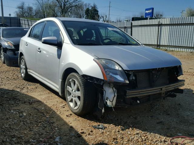 3N1AB6APXCL744129 - 2012 NISSAN SENTRA 2.0 SILVER photo 1