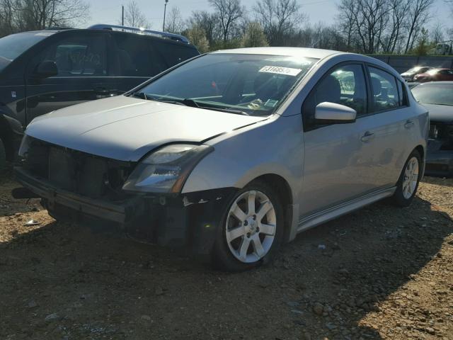 3N1AB6APXCL744129 - 2012 NISSAN SENTRA 2.0 SILVER photo 2