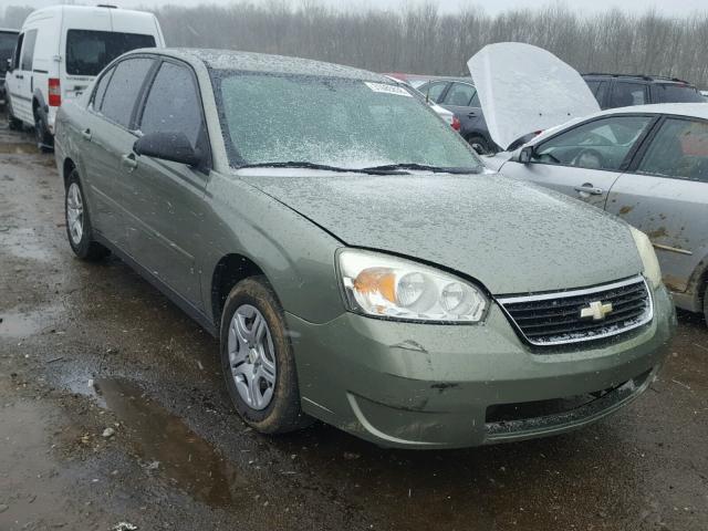 1G1ZS51F16F128280 - 2006 CHEVROLET MALIBU LS GREEN photo 1