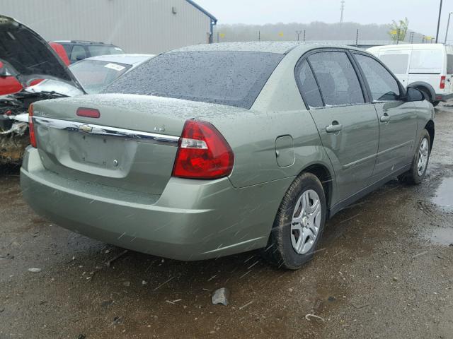 1G1ZS51F16F128280 - 2006 CHEVROLET MALIBU LS GREEN photo 4