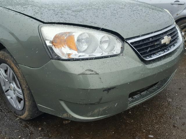 1G1ZS51F16F128280 - 2006 CHEVROLET MALIBU LS GREEN photo 9