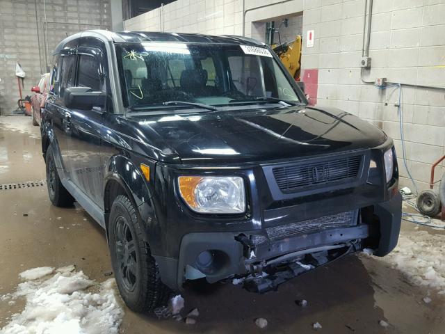 5J6YH28706L004608 - 2006 HONDA ELEMENT EX BLACK photo 1