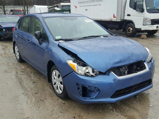 JF1GPAA61E8248842 - 2014 SUBARU IMPREZA BA BLUE photo 1