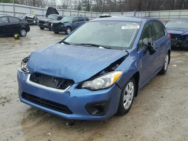 JF1GPAA61E8248842 - 2014 SUBARU IMPREZA BA BLUE photo 2