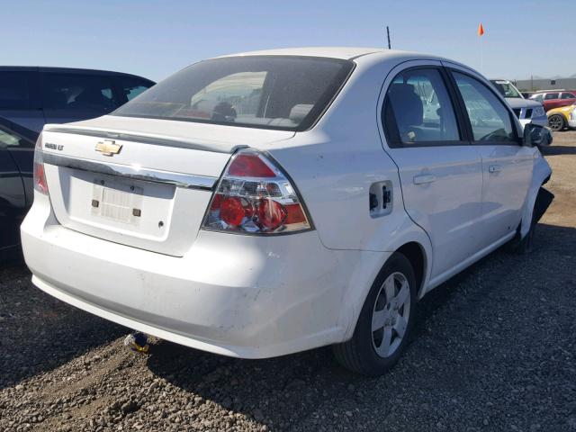 KL1TD5DE3BB201412 - 2011 CHEVROLET AVEO LS WHITE photo 4