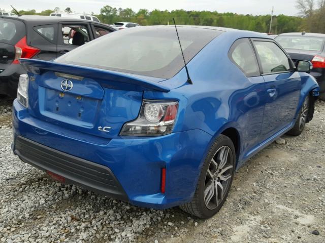 JTKJF5C72FJ002739 - 2015 TOYOTA SCION TC 蓝色 照片 4