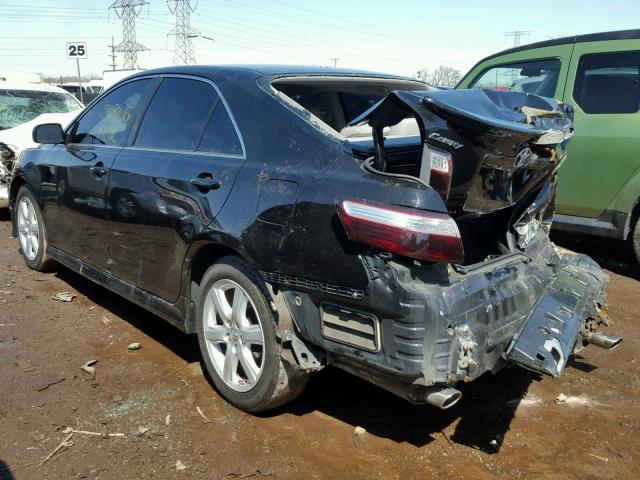 4T1BK46K97U544627 - 2007 TOYOTA CAMRY NEW BLACK photo 3