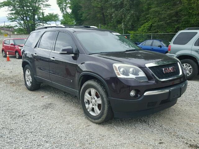 1GKER23D49J181640 - 2009 GMC ACADIA SLT ბურგუნდია ფოტო 1