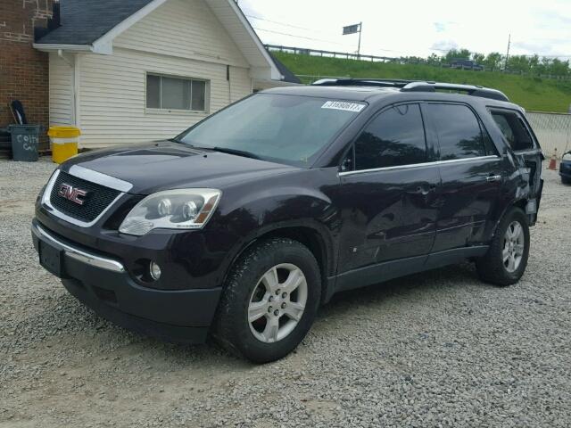 1GKER23D49J181640 - 2009 GMC ACADIA SLT BURGUNDY photo 2