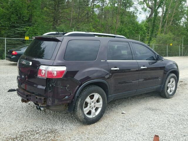 1GKER23D49J181640 - 2009 GMC ACADIA SLT ბურგუნდია ფოტო 4