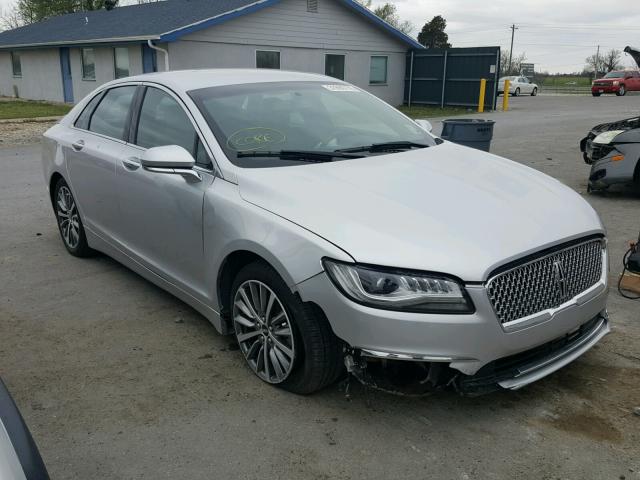 3LN6L5A98HR623630 - 2017 LINCOLN MKZ PREMIE SILVER photo 1