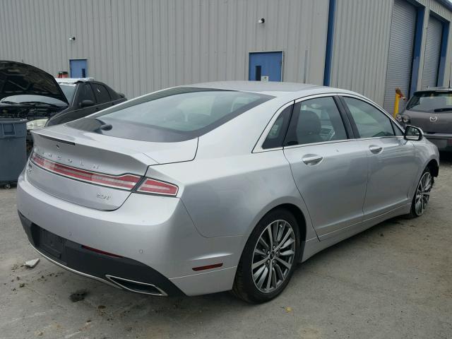 3LN6L5A98HR623630 - 2017 LINCOLN MKZ PREMIE SILVER photo 4