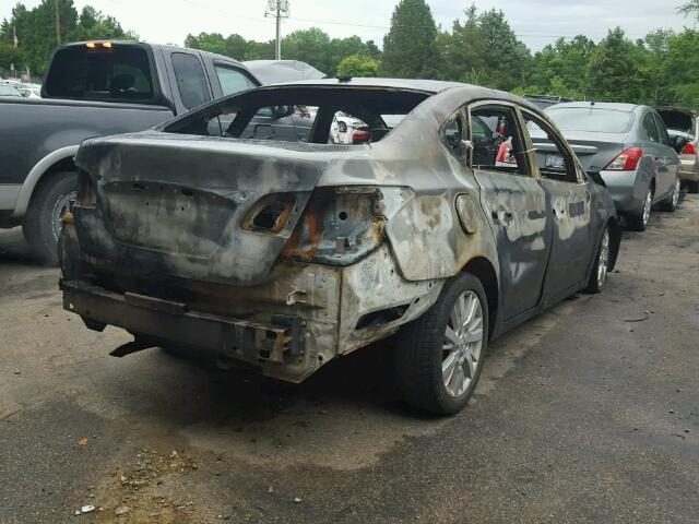 3N1AB7AP0DL665589 - 2013 NISSAN SENTRA S BURN photo 4