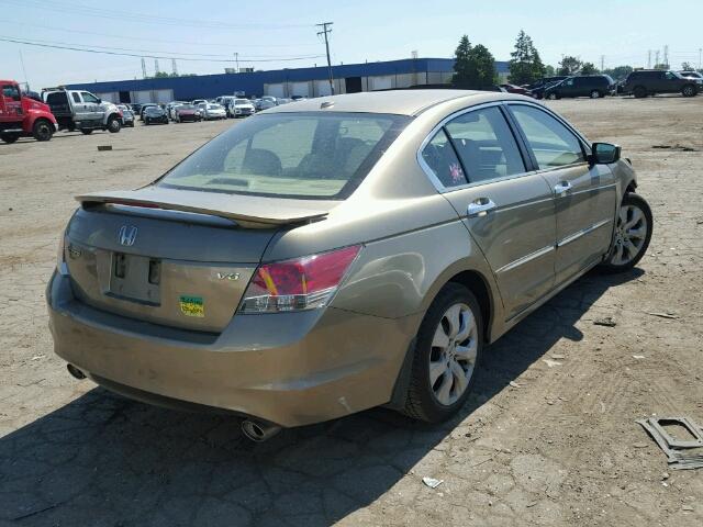 1HGCP36878A084820 - 2008 HONDA ACCORD EX- TAN photo 4