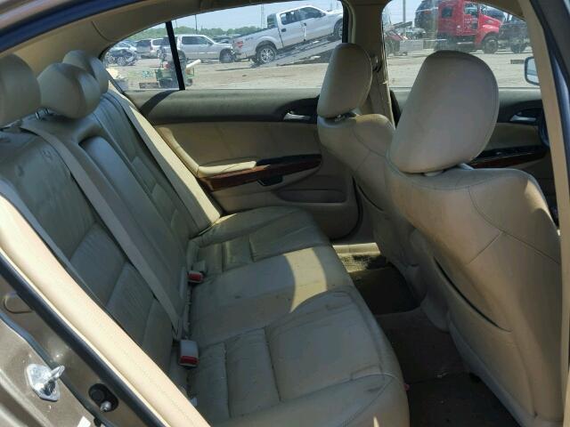 1HGCP36878A084820 - 2008 HONDA ACCORD EX- TAN photo 6