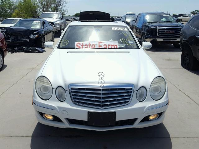 WDBUF22XX7B069720 - 2007 MERCEDES-BENZ E 320 CDI WHITE photo 9