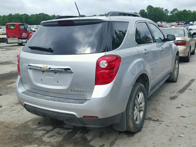 1GNFLFEK4FZ144788 - 2015 CHEVROLET EQUINOX LT SILVER photo 4