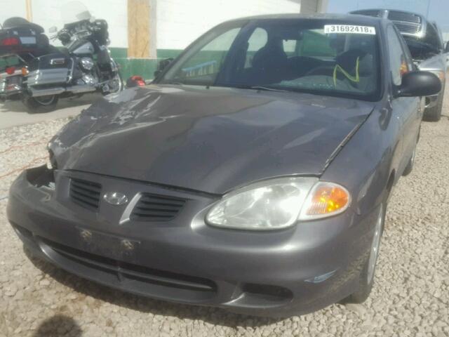 KMHJF25F4XU780823 - 1999 HYUNDAI ELANTRA BA GRAY photo 2