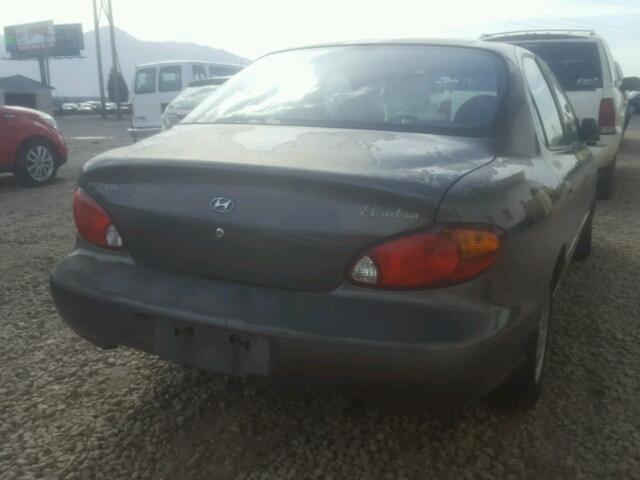 KMHJF25F4XU780823 - 1999 HYUNDAI ELANTRA BA GRAY photo 4