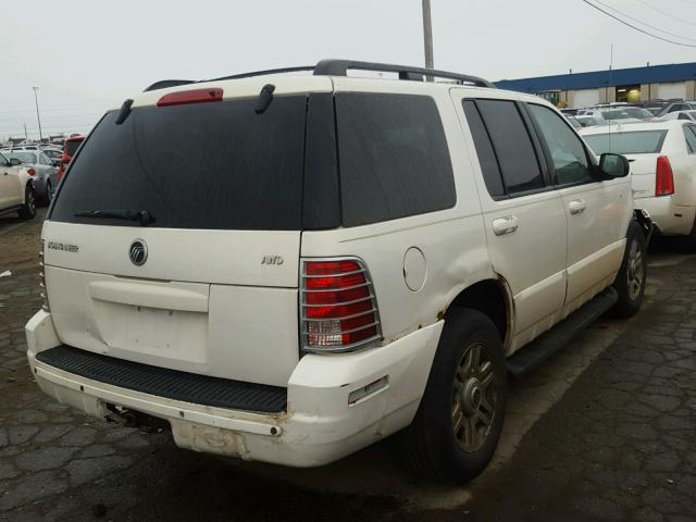 4M2ZU86K52ZJ41321 - 2002 MERCURY MOUNTAINEE WHITE photo 4