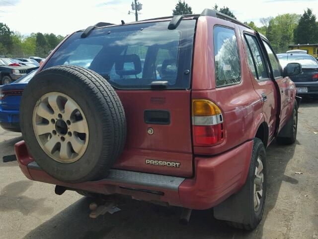 4S6CM58W2X4403264 - 1999 HONDA PASSPORT E 红色 照片 4
